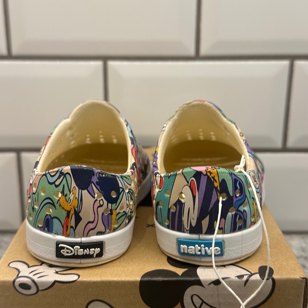 Native x Disney Shoes Jefferson Print Kids C5 Mickey Mouse Tropical‎ All Print - Picture 5 of 7